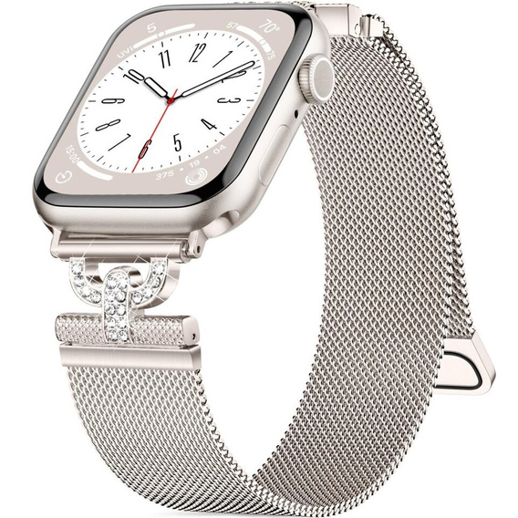 Bransoleta do Apple Watch 1/2/3/4/5/6/7/8/9/10/11/SE 38/40/41/42mm, Beżowa