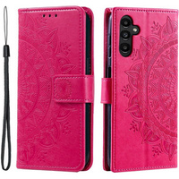 Etui z klapką do Samsung Galaxy A35 5G, Mandala, różowe