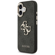 Etui GUESS do iPhone 17, 4G Big Metal Logo, czarne