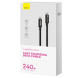 Baseus kabel Tungsten PD USB-C – USB-C 3,0 m, 240 W - czarny