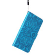 Etui do Huawei Nova 11i, Kwiaty, niebieskie