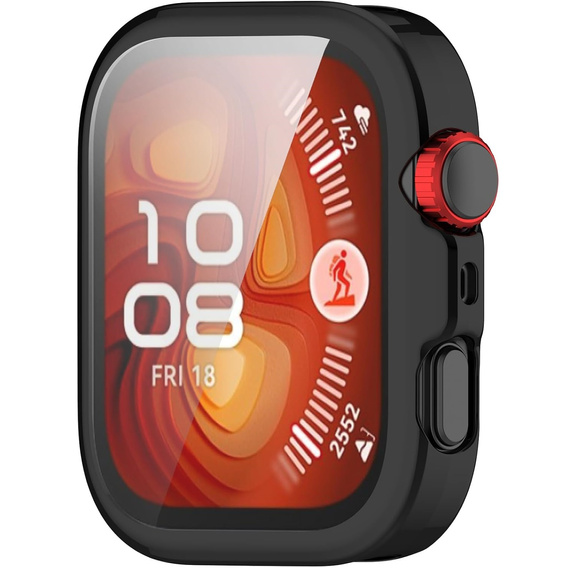 2w1 Etui z Osłoną na ekran do Huawei Watch Fit 4, Czarne