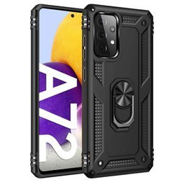 Etui pancerne do Samsung Galaxy A72 5G, Nox Case Ring, czarne