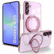 Etui Magnetyczne do Samsung Galaxy A36 5G, do MagSafe, różowe