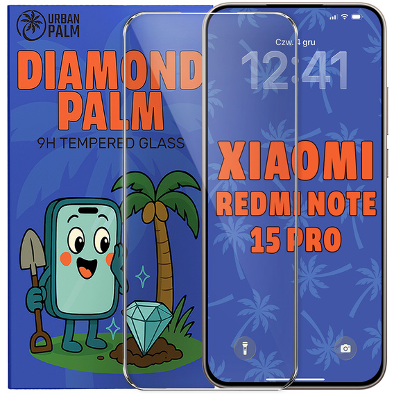 Szkło Hartowane Diamond Palm do Xiaomi Redmi Note 15 Pro 5G