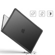 Etui do MacBook Air 15 2023 A2941, Czarne / Przezroczyste