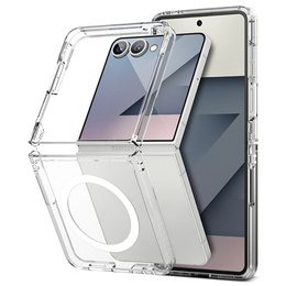 Etui Ringke Fusion MagSafe do Samsung Galaxy Z Flip 7 5G – Przezroczyste