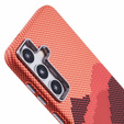 Etui do Samsung Galaxy S25+ Plus, Carbon Fiber MagSafe, pomarańczowe