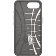 Etui Spigen Liquid Air do iPhone 16E – Marble Grey + Szkło Hartowane 9H