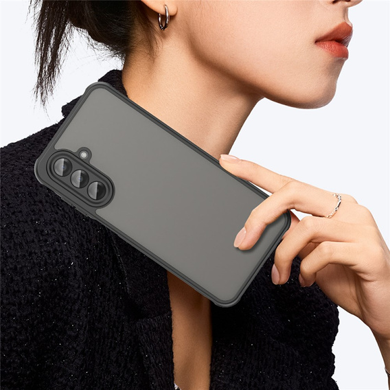 Etui Matt Case do Samsung Galaxy A17 5G, matowe z czarną ramką