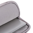 Etui na Laptopa 13" z Kwiatowym Wzorem i Uchwytem - Khaki