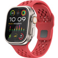 Pasek Silikonowy do Apple Watch 1/2/3/4/5/6/7/8/9/10/11/SE Ultra 1/2/3 42/44/45/46/49mm, Czerwony