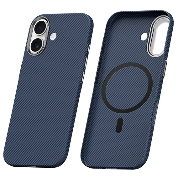 Etui SULADA do iPhone 17 z MagSafe – tytanowe niebieskie