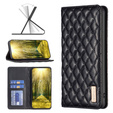 Etui z klapką do Xiaomi Redmi Note 13 Pro 4G / Xiaomi Redmi Note 14S / Xiaomi Poco M6 Pro 4G, Wallet, BINFEN COLOR, czarne