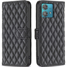 Etui z klapką do Motorola Edge 40 Neo, Wallet, BINFEN COLOR, czarne