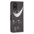 Etui z klapką do TCL 40 NxtPaper, Wallet, Don't Touch My Phone czarne