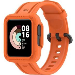 Pasek + Etui do Xiaomi Redmi Watch 2 Lite / Xiaomi Mi Watch Lite, Pomarańczowy
