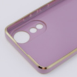 Etui do Oppo A78 4G, Glamour CamShield, fioletowe