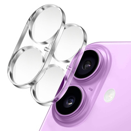 2x Szkło hartowane ERBORD na wyspę aparatów do iPhone 17, przezroczyste