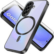 Etui do Samsung Galaxy A36 5G, Electro MagSafe, czarne + Szkło na ekran