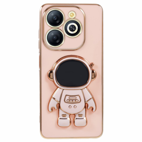 Etui do Infinix Hot 40i, Astronaut, różowe