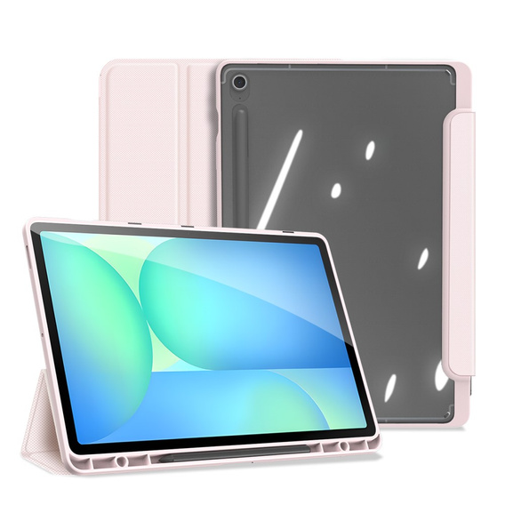 Etui Dux Ducis Toby Series do Samsung Galaxy Tab S10 FE+ Plus – różowe