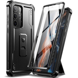 Etui pancerne do Samsung Galaxy S22 Ultra, Dexnor Full Body, czarne