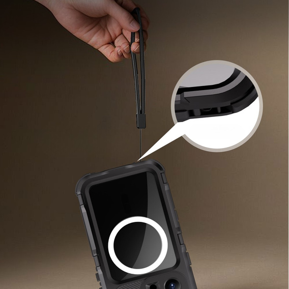 Etui Wodoszczelne IP68 do iPhone 16 Pro, SHELLBOX MagSafe, do pływania