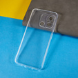 Etui cienkie do Xiaomi Redmi 12C/11A 4G, Slim, przezroczyste