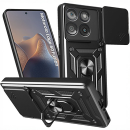 Etui pancerne do Motorola Edge 60 / 60 Fusion, CamShield Slide, czarne