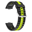 Pasek Silikonowy do Huawei Watch Fit 4 / 4 Pro / 3, Czarny / Zielony