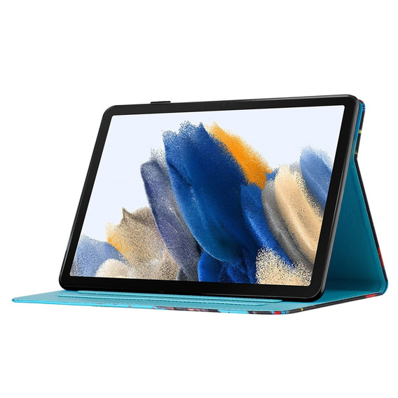 Etui do Lenovo Tab M10 Plus TB-X606F, z klapką, raccoon