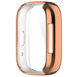 2w1 Etui z Osłoną na ekran do Xiaomi Redmi Watch 3 Active, Różowe rose gold