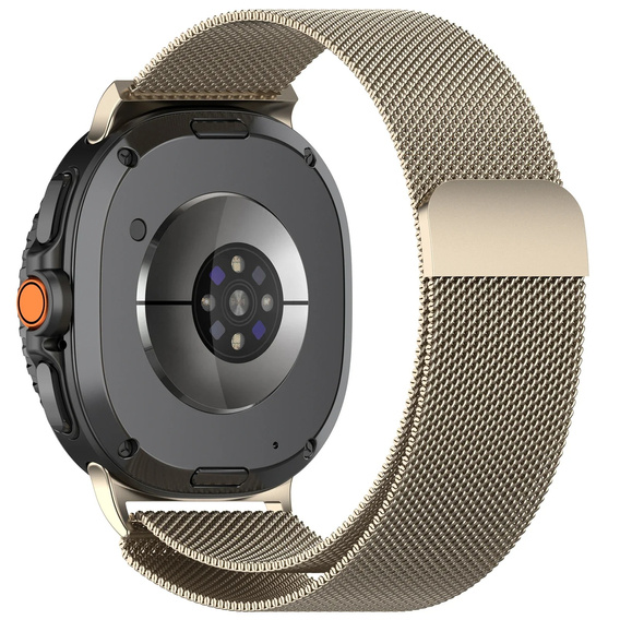 Pasek Bransoleta Milanese do Samsung Galaxy Watch 8 / 8 Classic, Beżowa