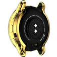 2w1 Etui z Osłoną Silikonową na ekran do Garmin Venu 2 Plus, Złote
