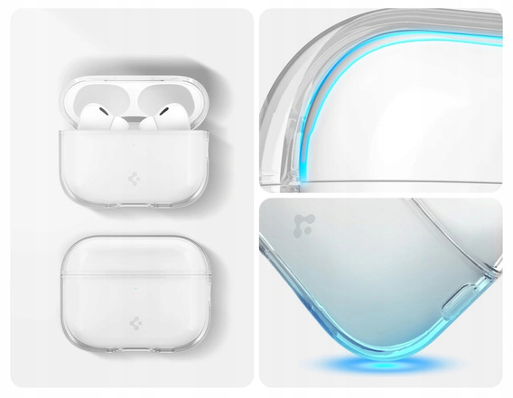 Etui SPIGEN na Słuchawki Airpods Pro 3, Liquid Crystal, Crystal Clear