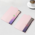 Etui do Samsung Galaxy Tab S11, Smartcase Hybrid, z miejscem na rysik, różowe
