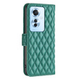 Etui z klapką do Oppo Reno 11F 5G, Wallet, BINFEN COLOR, zielone