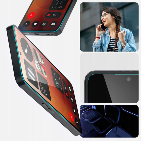 Szkło hartowane Spigen Glas.tR EZ Fit Nothing Phone 3a / 3a Pro – Clear