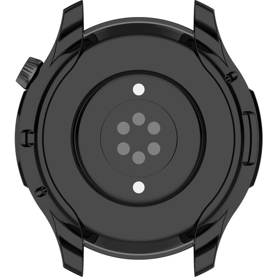 2w1 Etui z osłoną na ekran do Amazfit GTR 4 46mm, Czarne