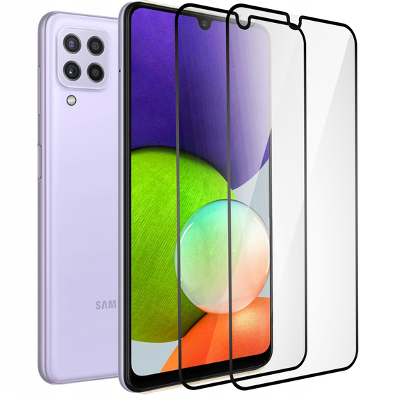 2x Szkło Hybrydowe Ceramic ERBORD do Samsung Galaxy A22 5G