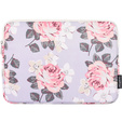 Etui na Laptopa 13" z Nadrukiem Różanym - Szare