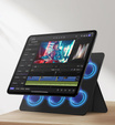 SURITCH magnetyczny stojak składany do iPad Pro 13" M4 2024, lekki i elegancki – czarny