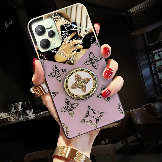 Etui Fashion do Realme C35, fioletowe