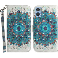 Etui z klapką do Motorola Moto E22 / E22i, Wallet, Mandala Flower