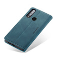 Etui CASEME do Huawei P30 Lite, Leather Wallet Case, niebieskie