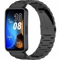 Bransoleta Stalowa do Huawei Band 8 / Huawei Band 9 / Huawei Band 10, Czarna