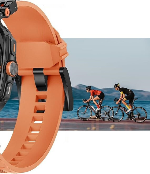Pasek do Samsung Galaxy Watch Ultra 47mm (2025 / 2024), Pomarańczowy