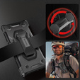 Etui do Samsung Galaxy S25 Ultra, Tongate MECH MagSafe, klips do paska, czarne