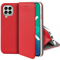 Etui Smart Magnet do Samsung Galaxy M53 5G, Red